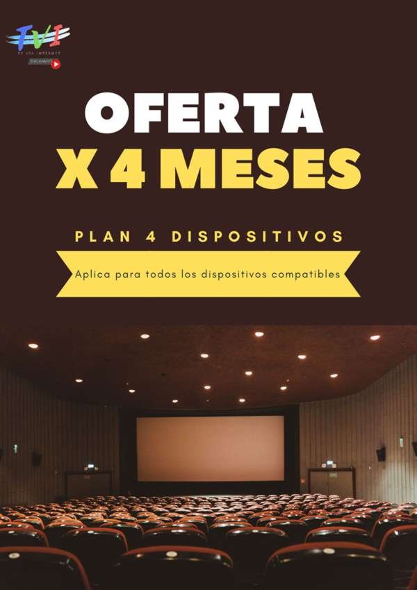4 Conexiones 4 Meses 1 plan 4x4